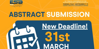 ABSTRACT SUBMISSION DEADLINE FOR ESB 2025 EXTENDED!